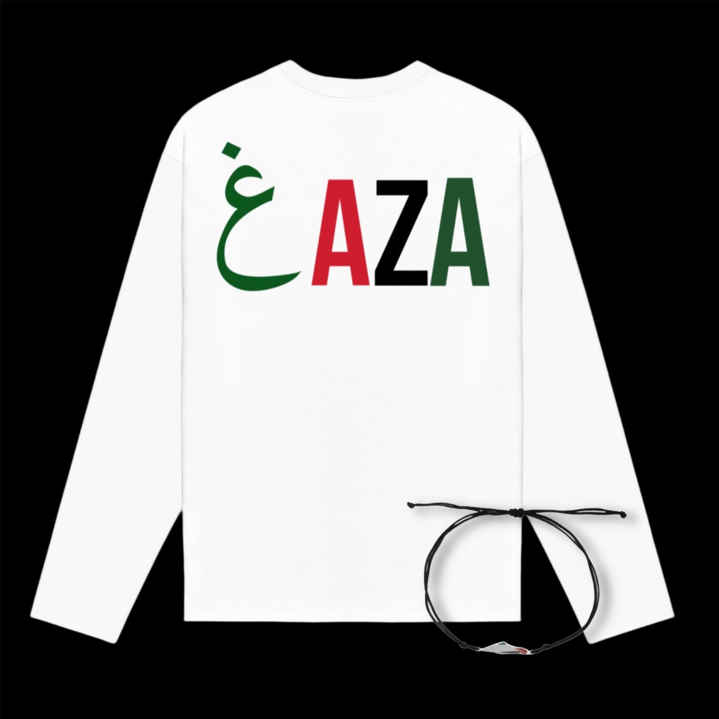 PACK Manches longues "GAZA" + Bracelet Palestine